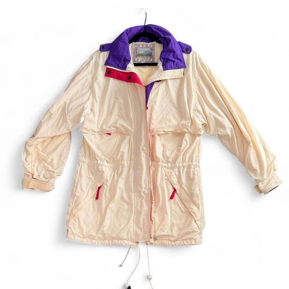 Haute Route Gore-Tex Colorblock Jacket Medium Vintage Ski Shell Windbreaker